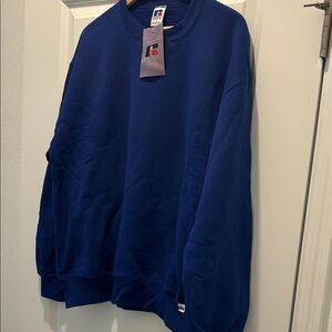 Vintage Russell Athletic Blue Crewneck Sweatshirt- NWT- Size Large